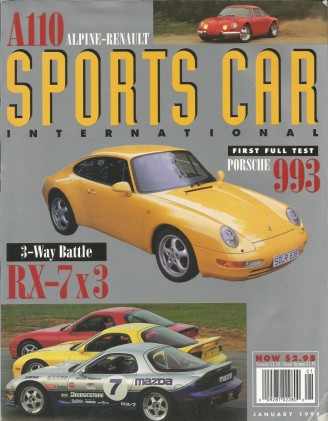 SPORTS CAR INTERNATIONAL 1994 JAN - A110 ALPINE, SONETT SUPER SPORT, ZR-1